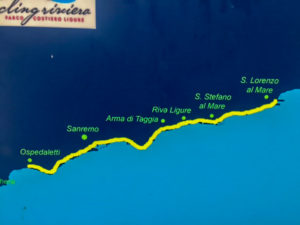 Northern Italian Riviera Coast Line